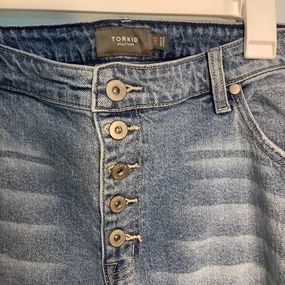 Torrid High rise  feel the fit women’s jeans size 24R - Picture 5 of 10